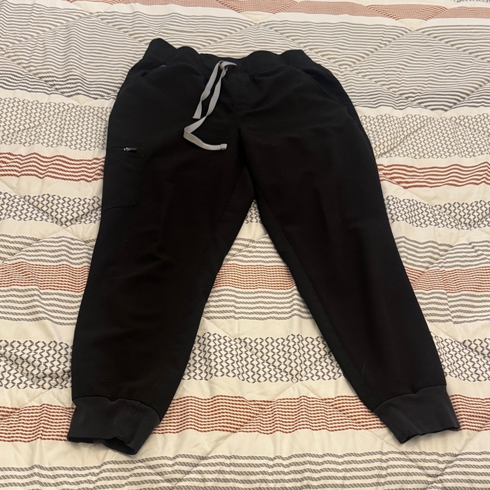 Figs Black Jogger Pants